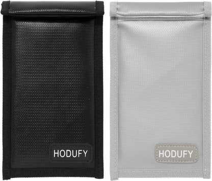 Faraday Bags for Phones and Car Key 2 Pack, Signal Blocking Pouch, Cell Phone Signal Jammer, Car Key/WiFi/RFID/GPS Signal Blocker