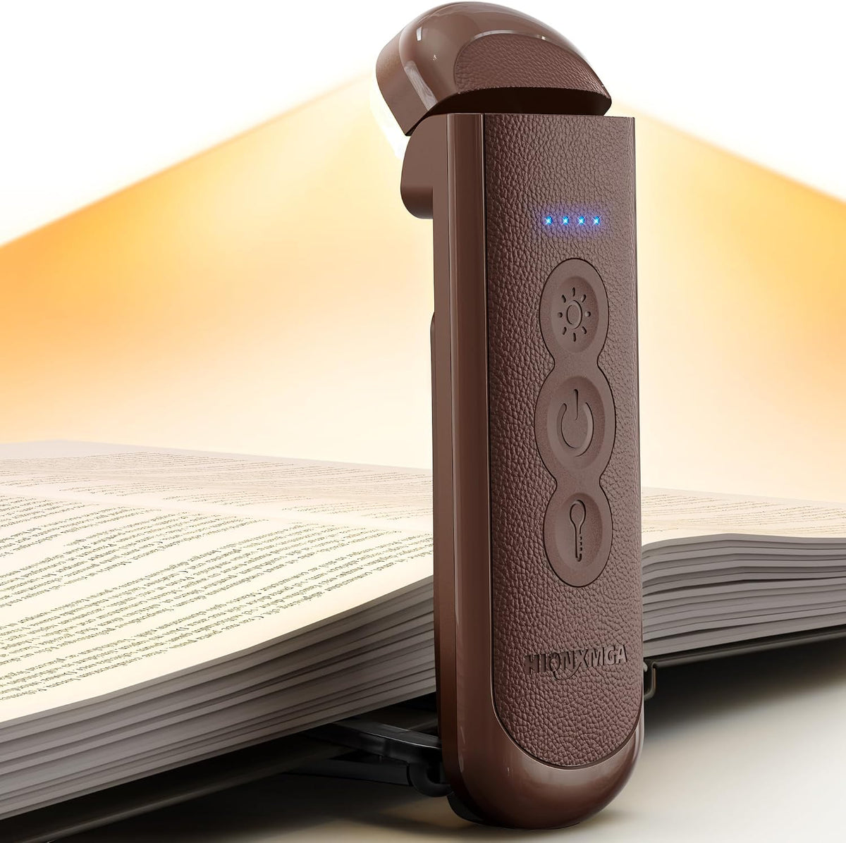 HIONXMGA Rechargeable Book Light,Clip-On Reading Light for Books in Bed