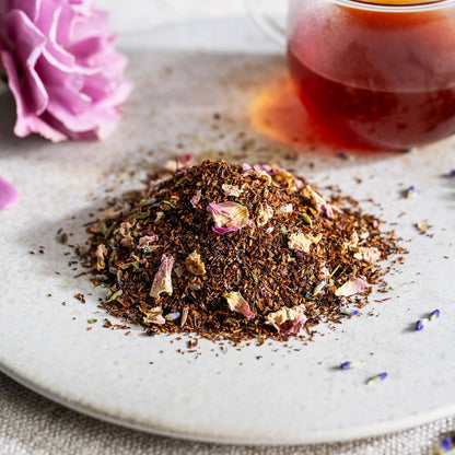 Rishi Tea Bergamot Rose Organic Herbal Sachet Tea Bags, Caffeine Free, 30ct