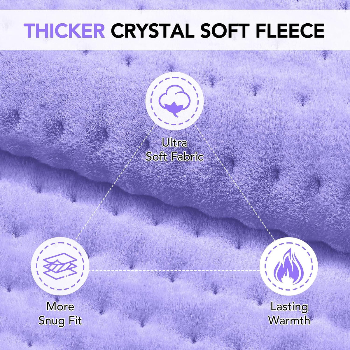 Extra Large Heating Pad for Back Pain Relief - 33"x17"Electric Heating Pad