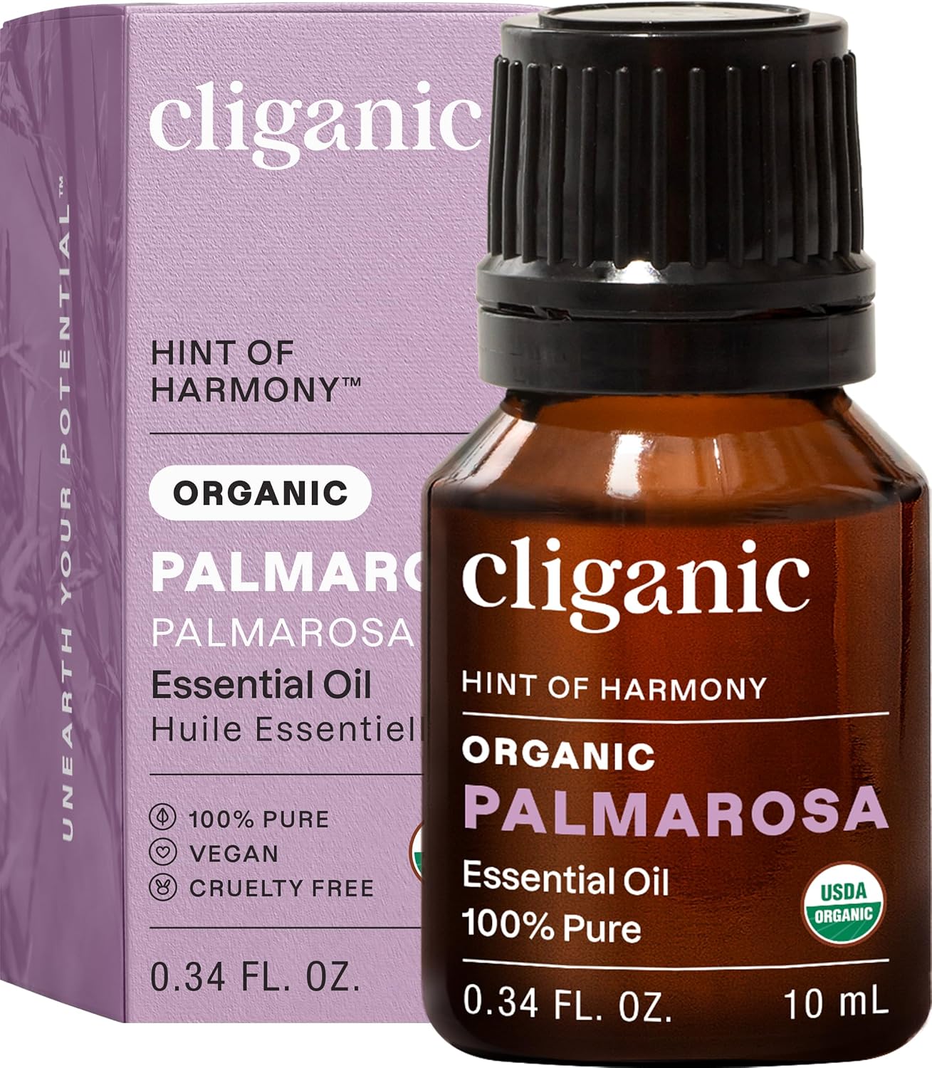 Cliganic Organic Lavender Essential Oil - 100% Pure Natural Undiluted, for Aromatherapy Diffuser | Non-GMO Verified - Colors A