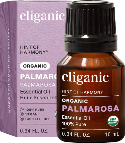Cliganic Organic Lavender Essential Oil - 100% Pure Natural Undiluted, for Aromatherapy Diffuser | Non-GMO Verified - Colors A