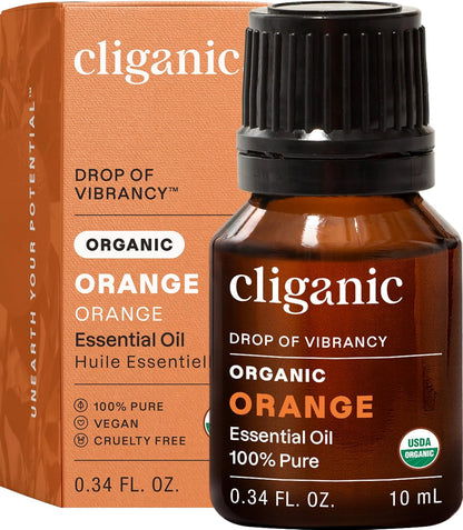 Cliganic Organic Lavender Essential Oil - 100% Pure Natural Undiluted, for Aromatherapy Diffuser | Non-GMO Verified - Colors B