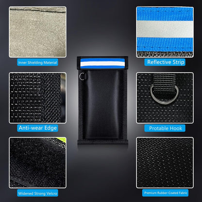 2 Pack Military Grade Faraday Bags for Phones