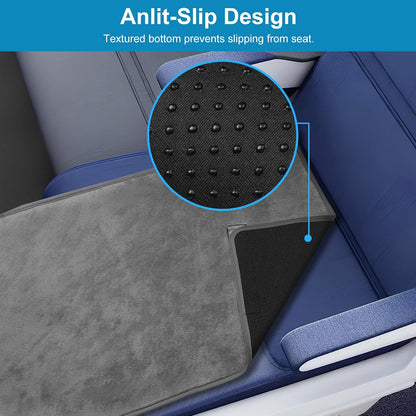 COZYBONDER Toddler Airplane Bed, Kids Airplane Seat Extender Travel Bed, Kids Airplane Travel Essentials, Airplane Must Have for Toddlers, Portable Plane Foot Rest for Flights