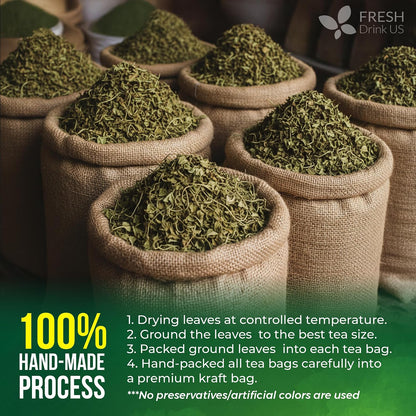 FreshDrinkUS, Premium Gynostemma Tea Bag, 75 Count, Pure, Caffeine Free
