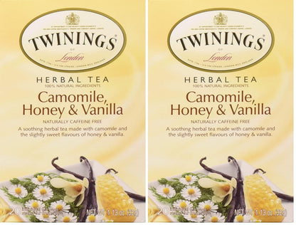 Twinings Herbal Tea Chamomile Honey and Vanilla -- 20 Tea Bags