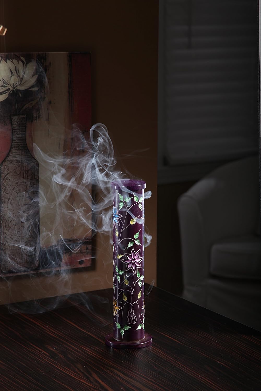 Hosley 320 Assorted Incense Sticks with Holder Eucalyptus, Fresh Bamboo, Lavender, Myrrh, Lavender Chamomile, Vanilla, Citrus, Dragon Blood Idea for Home, Wedding, Spa, Meditation & Aromatherapy