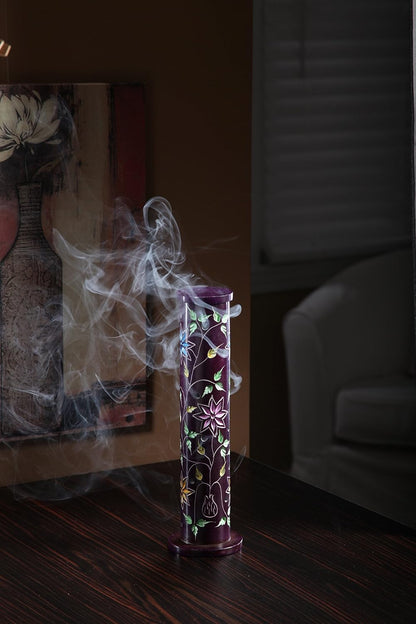 Hosley 320 Assorted Incense Sticks with Holder Eucalyptus, Fresh Bamboo, Lavender, Myrrh, Lavender Chamomile, Vanilla, Citrus, Dragon Blood Idea for Home, Wedding, Spa, Meditation & Aromatherapy