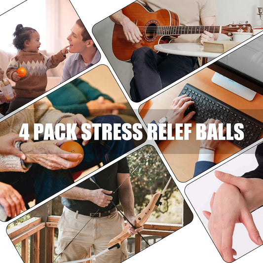 KDG Motivational Stress Balls(6 Pack) for Kids and Adults,Stress Relief Ball with Quetos to Rrelieve Anxiety and Manage Anger