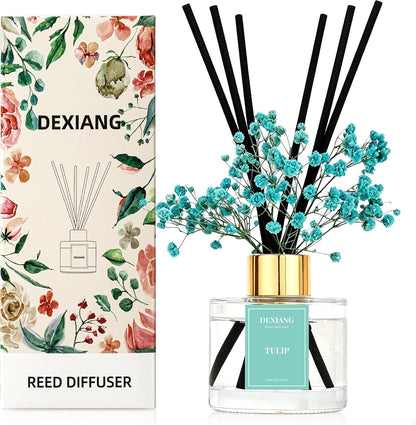 Reed Diffuser Set, Coconut 3.38 fl oz Oil Home Fragrance Bathroom Decor