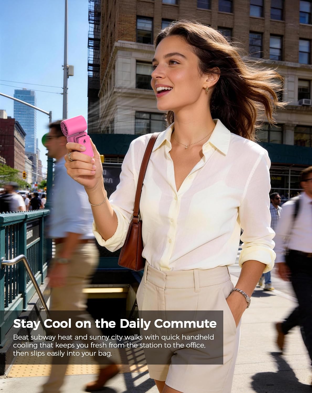 Hotsales Clip-On Portable Fan for Strollers, Handheld Turbo Fan for Travel