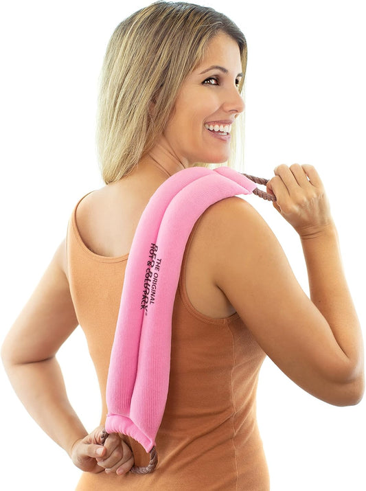 Bed Buddy Aromatherapy Heat Pad and Cooling Neck Wrap - Microwave Heating Pad for Sore Muscles - Cold Wrap Pack for Aches and Pain, Lavender Scent
