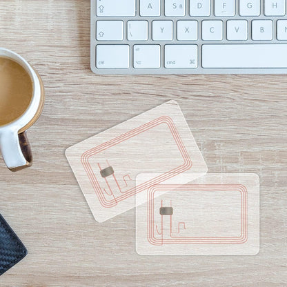 NFC Tags Clear NFC Cards Programmable NFC 215 Cards Ntag 215 NFC Tags,Compatible with TagMo and NFC Enabled Devices