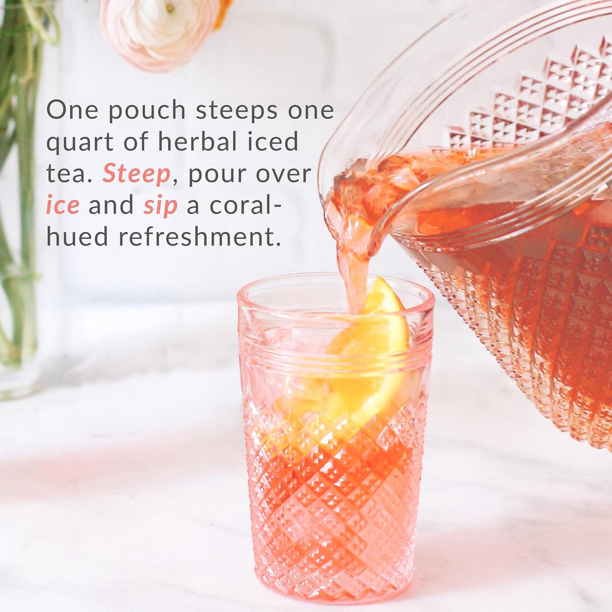 The Republic of Tea Beautifying Botanicals® Berry Aloe Herbal Iced Tea Bags (8 count)
