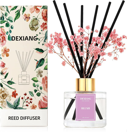Reed Diffuser Set, Coconut 3.38 fl oz Oil Home Fragrance Bathroom Decor