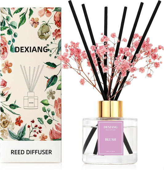 Reed Diffuser Set, Coconut 3.38 fl oz Oil Home Fragrance Bathroom Decor