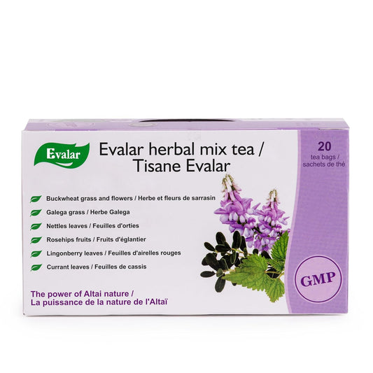 Buckwheat Nettles Galega Rosehip Lingonberry Evalar Tea Altai Siberia 20 Tea bags Herbal Mix