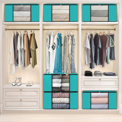 Fab totes Storage Bags for Clothes Blanket Storage Bins with Lids