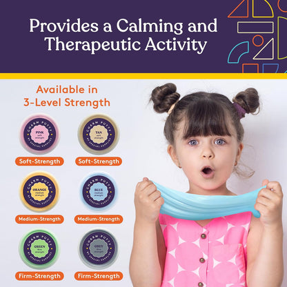 Special Supplies Sensory Therapy Putty for Kids and Adults with Cute Charms, Resistive Hand Exercise Stress Relief Therapy Putty (Farm)