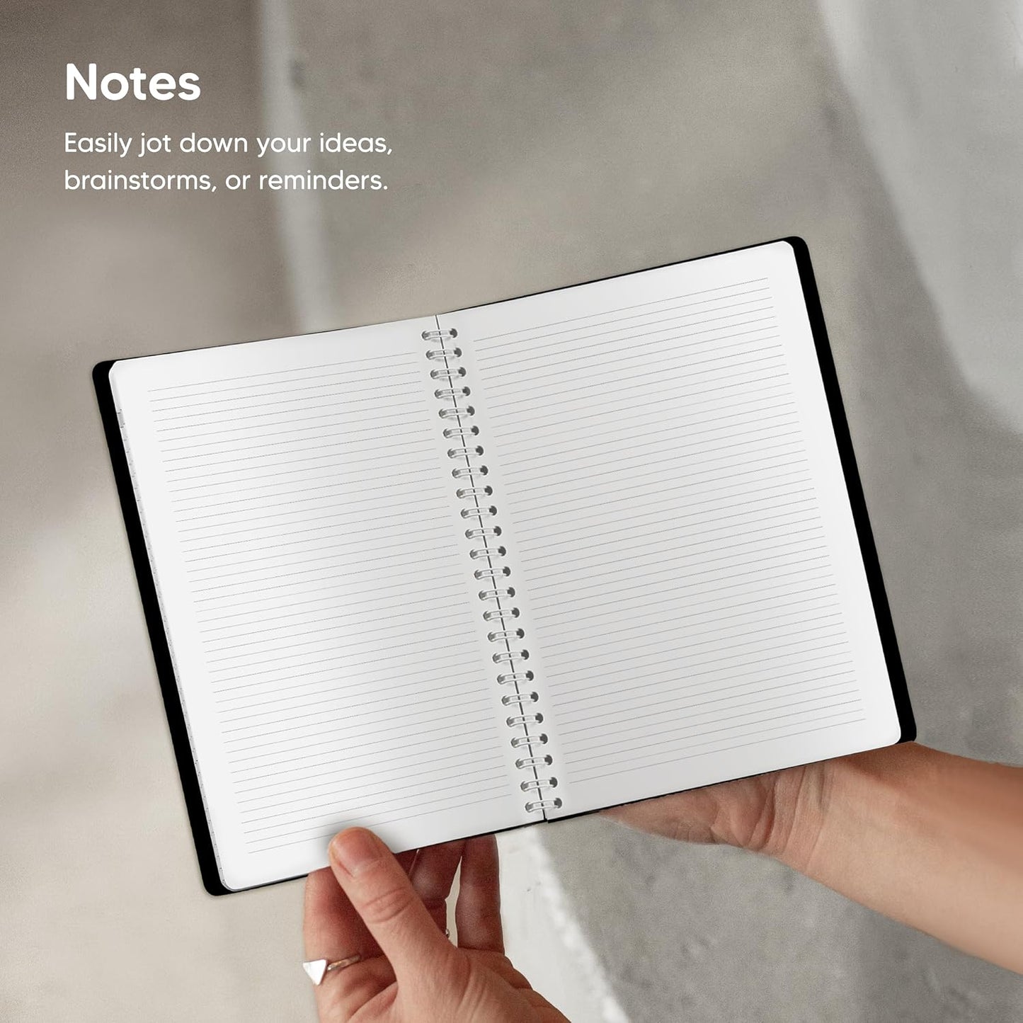 Academic Planner 2026-2027 - Hourly 2026-2027 Planner Weekly and Monthly - Appointment Book with Flexible Cover, Twin-Wire Binding - Simple Design for Productivity, June 2026 - July 2027. 8.5 x 11