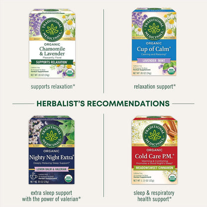 Traditional Medicinals Organic Nighty Night Chamomile, 96 Tea Bags