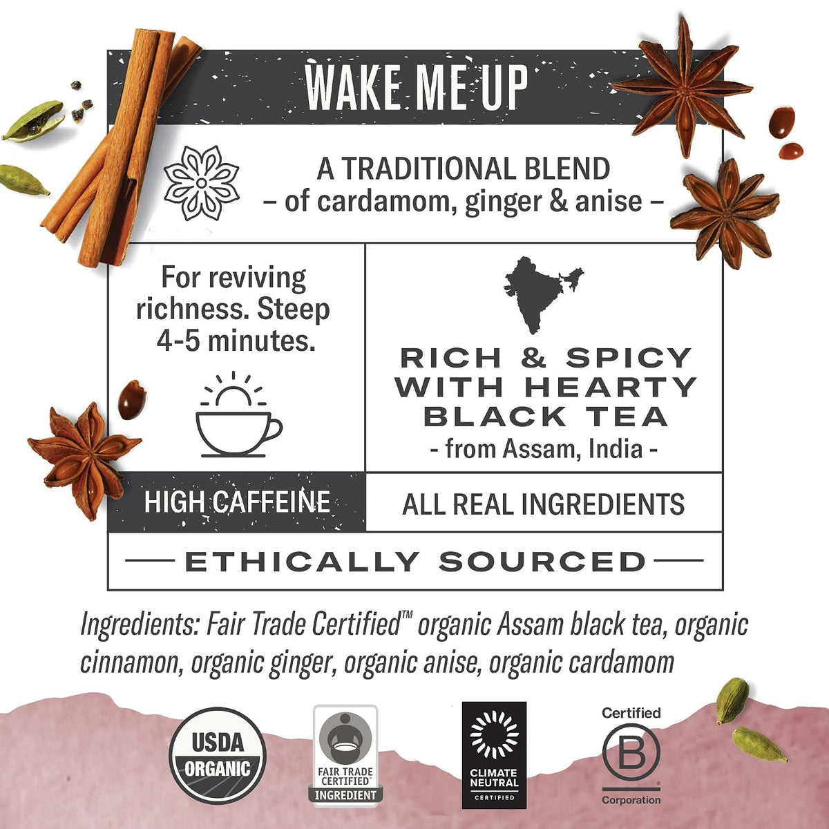 Numi Organic Black Tea Variety Pack, 54 Black Tea Bags