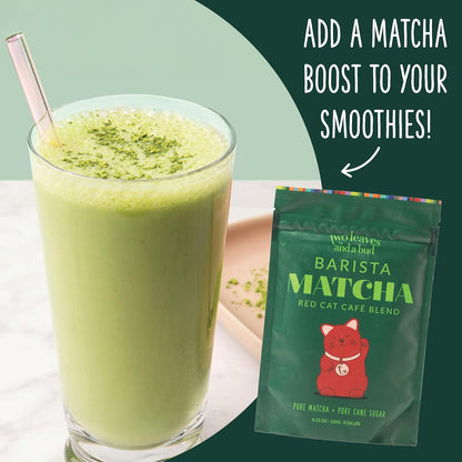 Two Leaves and a Bud Barista Matcha Sweetened Latte Blend, 120g (Pack of 2)
