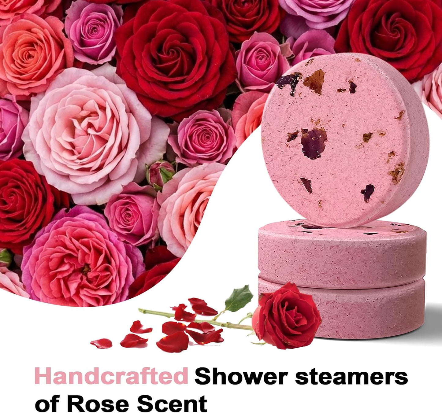 Shower Steamers Aromatherapy Birthday Gifts for Women - SWCANDY 8 Pcs Travel Essentials, Hotel Shower Spa Holidays Mom Wife Grandma Sister Her Self Care Relaxation with Natural Essential Oils Home