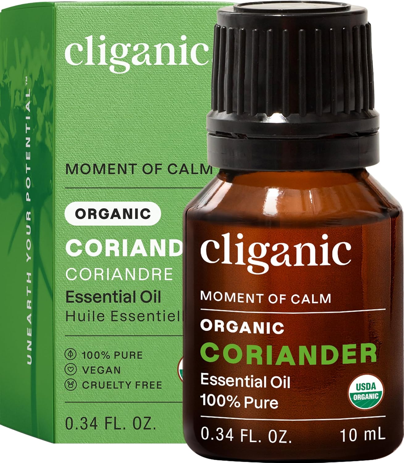 Cliganic Organic Lavender Essential Oil - 100% Pure Natural Undiluted, for Aromatherapy Diffuser | Non-GMO Verified - Colors A