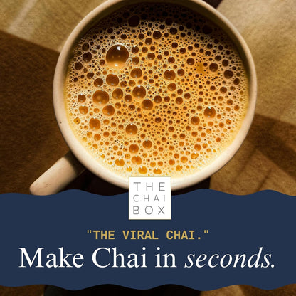 The Chai Box Traditional Lavender Chai with Rose - 100% Organic Black Tea