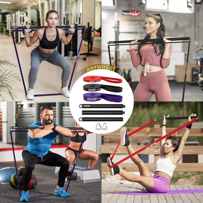 POWER GUIDANCE Resistance Bands, Set of 5 Pull Up Bands, Pull Up Assistance Bands, Exercise Bands, Resistance Bands Set for Legs, Working Out