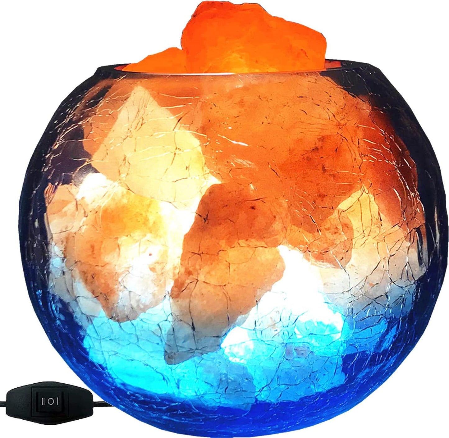 USB Himalayan Salt Lamp with Remote Control, 16 Colors Lighting & 4 Color Changing Mode Salt Rock Lamp, Used for Holiday Gift, Home Deco, Yoga, Office