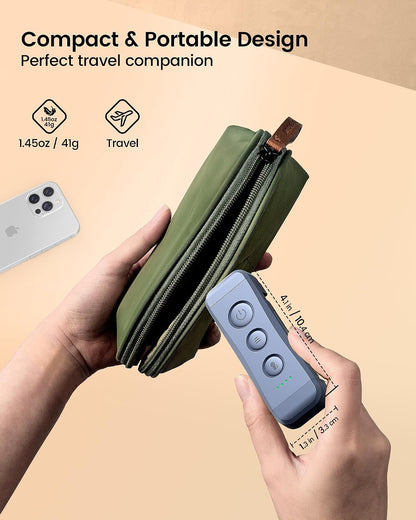 Glocusent USB Rechargeable Book Light, Portable Clip-on LED Reading Light