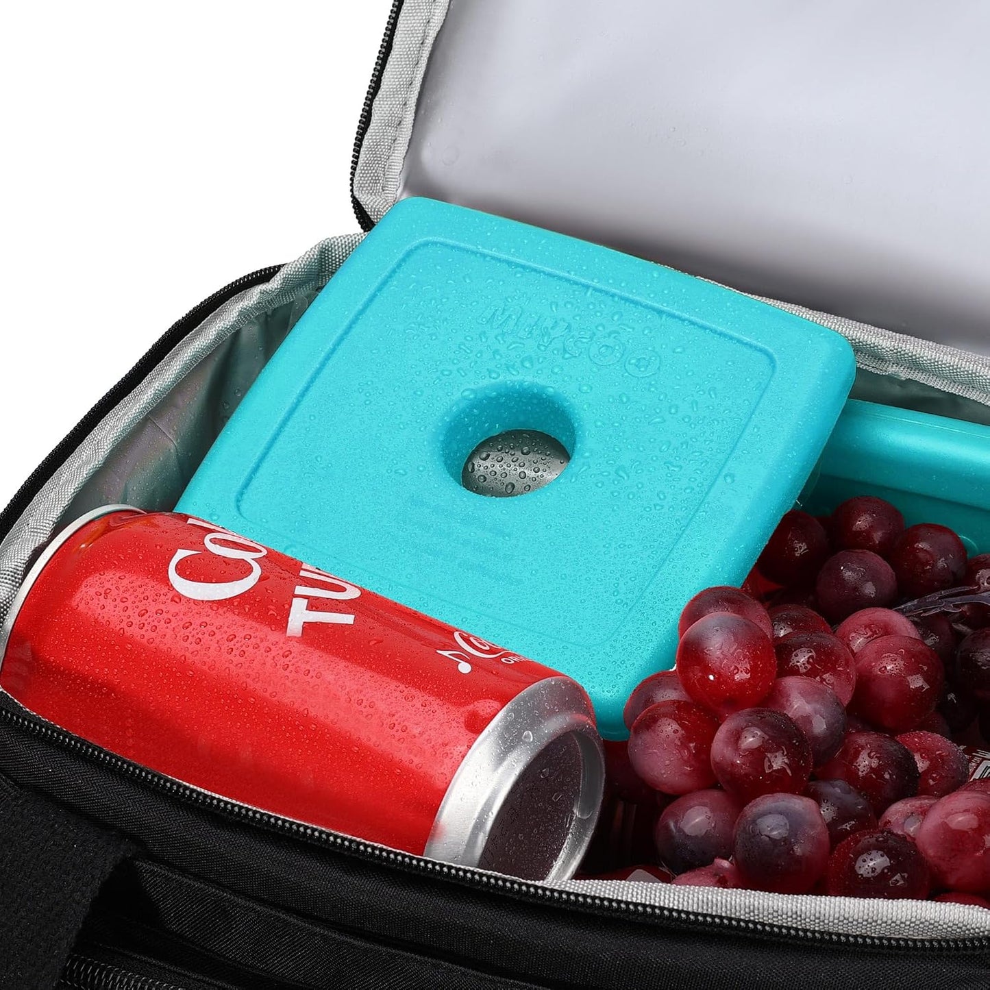 MIYCOO Ice Packs for Lunch Boxes & Coolers - Quick Freeze Ice Pack Space Saving Freezer Packs - Reusable Slim Original Cool Pack - Cooler Accessories for Beach, Camping and Fishing