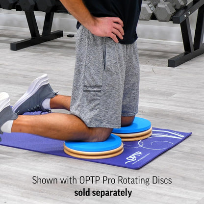 OPTP Foam Disc Pads - 10 1/2" Soft Foam Pads - Foam Balance Pad Set Pairs with the OPTP Pro Rotating Discs for Comfortable Hand and Forearm Placement. Made in the USA