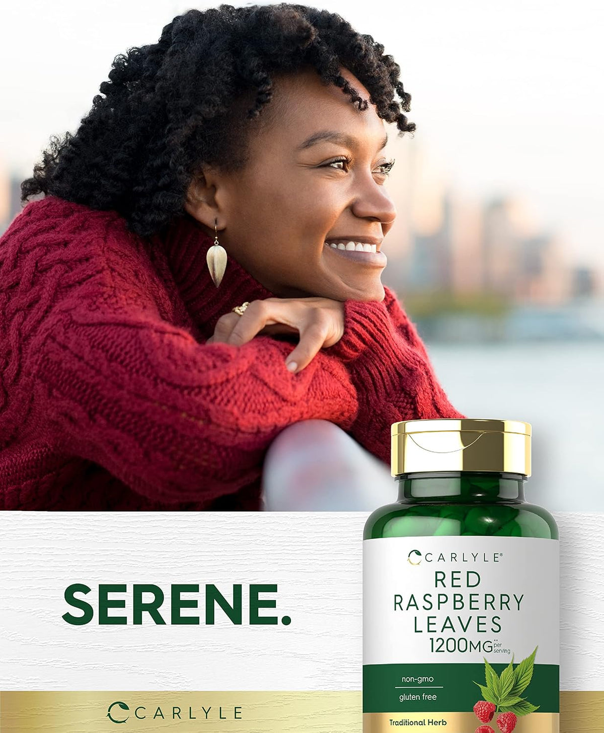 Carlyle Red Raspberry Leaf Capsules | 120 Count