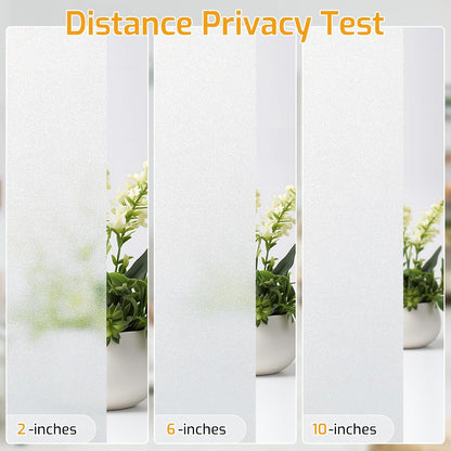 LUTE Blackout Window Film, Window Tint for Home Privacy, 17.5" x 78.7"