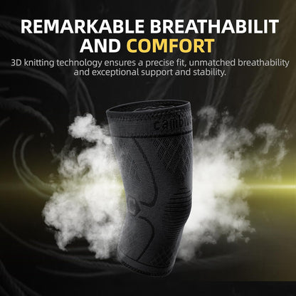 CAMBIVO 2 Pack Knee Braces for Women & Men, Knee Compression Sleeves for Knee Pain Relief, Knee Support with Non-Slip Silicone, Breathable, for Running, Workout, Weightlifting & Daily Use, Arthritis Support (Black, Medium)