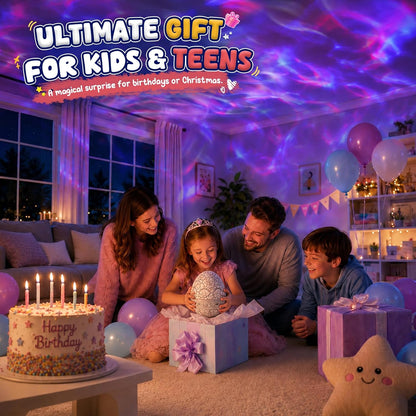 Rossetta Star Projector, Galaxy Projector for Bedroom Nebula Night Light Projector with White Noise, Bluetooth Speaker, Timer and Remote, Kids Room Decor, Birthday, Party, Gifts for Kids Teens Adults