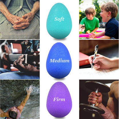 The Friendly Swede Stress Balls for Adults, Different Resistance Levels
