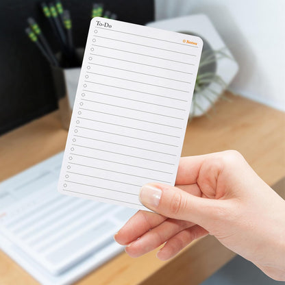 Notsu To Do List Small Desk Notepad 2 Pack 3.9" x 6.3"