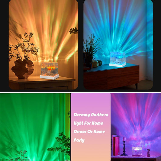 Ocean Wave Projector Light - 16 Color LED Star Night Light with 4 Modes,Galaxy Projector Light for Bedroom, Home Theater, Ceiling Decor