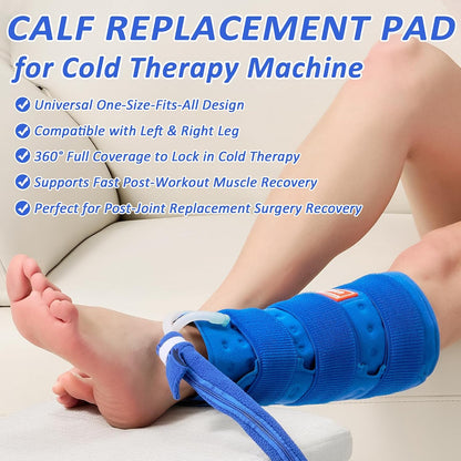 Cold Therapy Machine for Foot Ankle Surgery, Ice Therapy Machine with Pressure Regulator, Timer & Temperature Display, Cryotherapy Unit with Foot Ankle Ice Pack Wrap for Post-Surgery Recovery