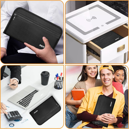 ENGPOW Receipt Coupon Organizer, Fireproof 13 Pockets Accordian Folder