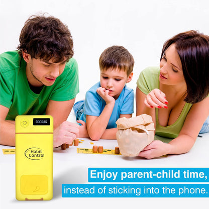 Cell Phone Lock Box with Timer for Self-Discipline, Portable Time Lock Box Suitable for iPhone and Android Smartphones, Phone Jail Box with Timer to Reduce Screen Time, Mindfulness Gift