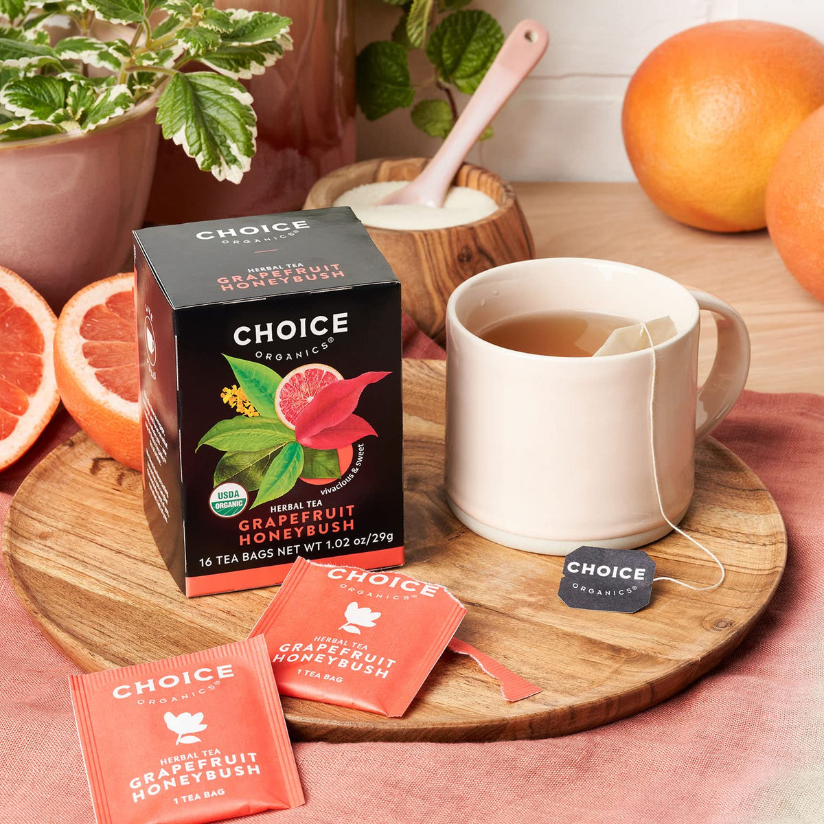 Choice Organics, Herbal Tea Variety Pack Sampler, 16 Tea Bags (3 Pack)