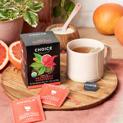 Choice Organics, Herbal Tea Variety Pack Sampler, 16 Tea Bags (3 Pack)