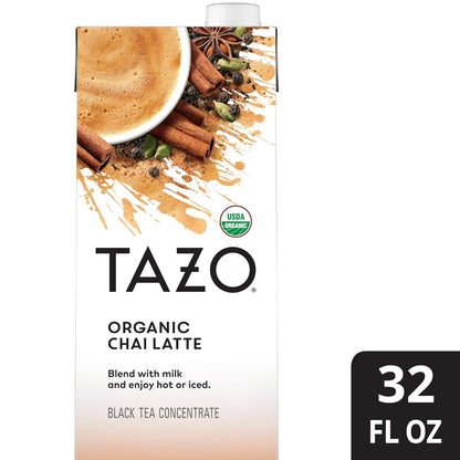 TAZO Skinny Chai Tea Latte Concentrate, 32 FZ