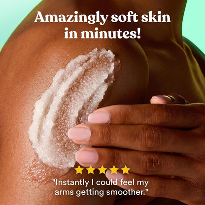 ASUTRA Dead Sea Salt Essential Oil Body Scrub Exfoliator (16 Ounce)
